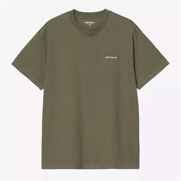 Carhartt WIP Script T-shirt s/s Leaf / White